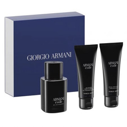 Giorgio Armani Code 50ml woda toaletowa + 75ml żel pod prysznic + 75ml balsam po goleniu [M] ZESTAW