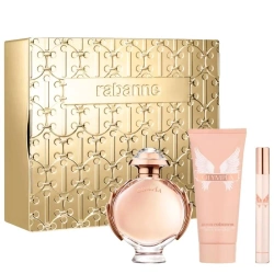 Paco Rabanne Olympea 50ml woda perfumowana + 10ml woda perfumowana + 75ml balsam do ciała [W] ZESTAW