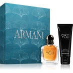 Giorgio Armani Stronger With You 50ml woda toaletowa + 75ml żel pod prysznic [M] ZESTAW