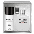 Evaflor Whisky Homme Sport 100ml woda toaletowa + 150ml dezodorant w spray'u + klips na banknoty [M] ZESTAW