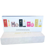 Jimmy Choo Miniatures Collection I Want Choo Le Parfum 4,5ml perfumy + Rose Passion 4,5ml woda perfumowana + I Want Choo Forever 4,5ml woda perfumowana + Jimmy Choo 4,5ml woda perfumowana + I Want Choo 4,5ml woda perfumowana [W] ZESTAW