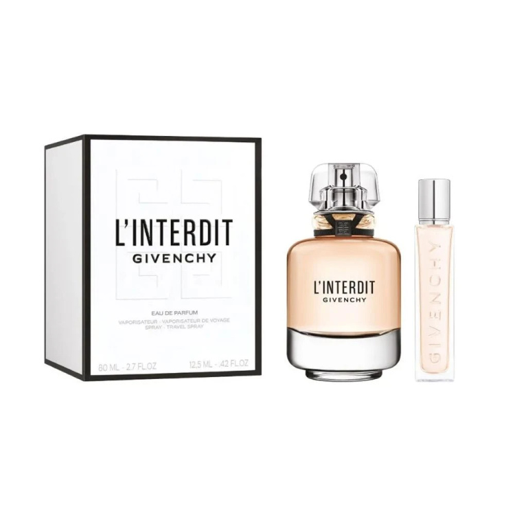 givenchy l'interdit woda perfumowana 80 ml   zestaw
