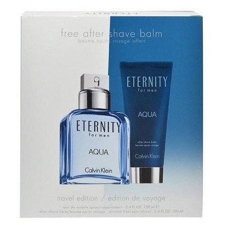 calvin klein eternity for men aqua woda toaletowa 100 ml   zestaw