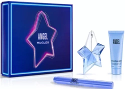 Thierry Mugler Angel 25ml woda perfumowana + 7ml woda perfumowana + 50ml balsam do ciała [W] ZESTAW