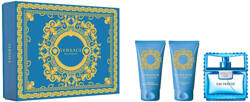 Versace Man Eau Fraiche 50ml woda toaletowa + 50ml perfumowany żel pod prysznic i do kąpieli + 50ml balsam po goleniu [M]  ZESTAW